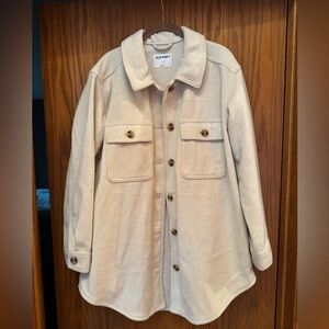 Old Navy Off-White Collared Jacket
